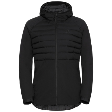 Odlo Winterjacke Ascent S-Thermic Mid mit Kapuze (Isolierjacke, winddicht, atmungsaktiv) schwarz Damen